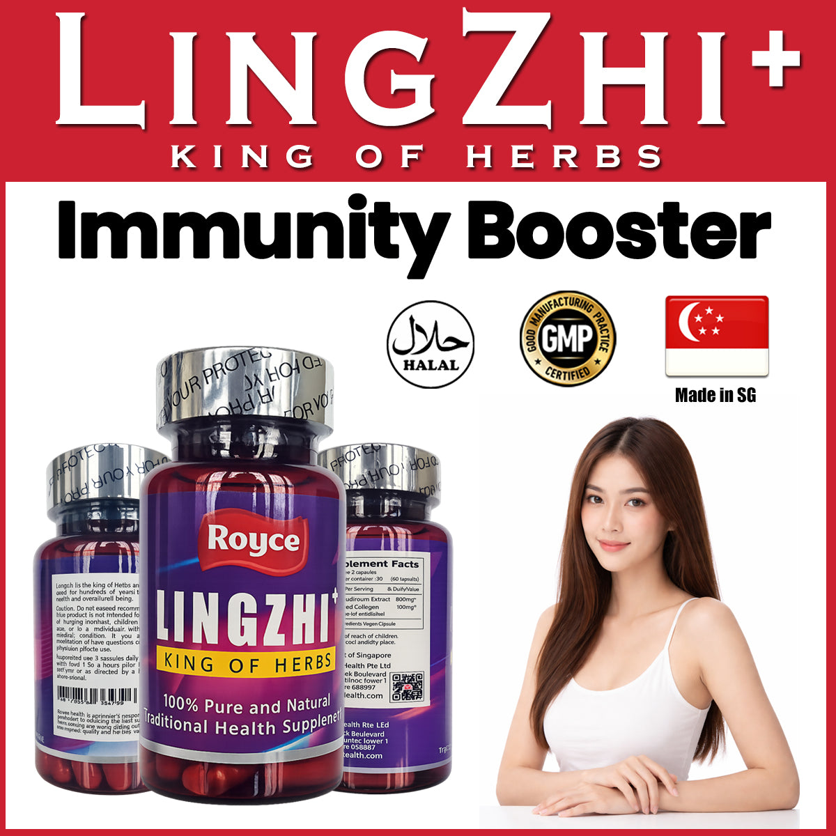 Royce Health Lingzhi boosts Immunity naturally
